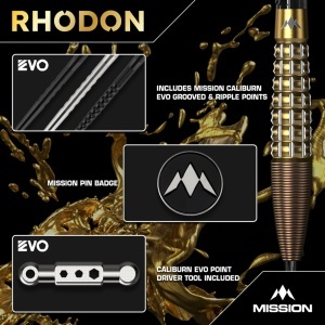 Set 3 Sageti Darts Mission Rhodon 95% Tungsten - Img 6