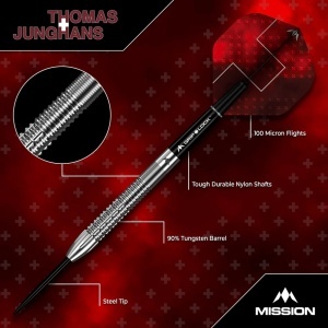 Set 3 Sageti Darts Mission Thomas Junghans, 90% - Img 6