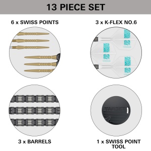 Set 3 Sageti steel darts Rob Cross 95K, SP - Img 4