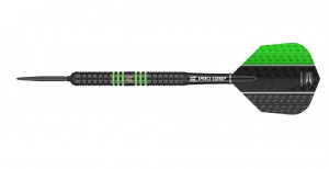 Set 3 Sageti steel Vapor 8 Black-Green Swiss Point, 80% tungsten - Img 2