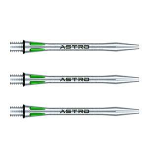 Set 3 Tije Winmau Astro Aluminiu Verde - Img 3