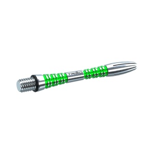 Set 3 Tije Winmau Triad Aluminiu Verde - Img 2