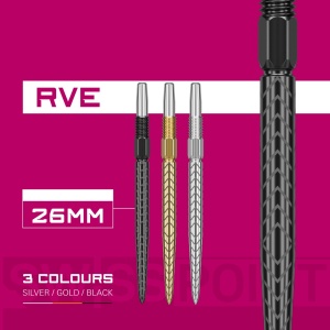Set 3 Varfuri darts SWISS RVE Black - 26 mm - Img 4