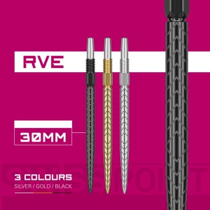 Set 3 Varfuri darts SWISS RVE Black - 30 mm - Img 3
