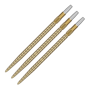 Set 3 Varfuri darts SWISS RVE Gold - 40 mm - Img 1