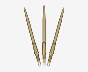 Set 3 Varfuri darts SWISS Storm Nano Auriu - 30 mm - Img 2
