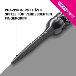 Set 3 Varfuri darts SWISS Storm Surge Black - 35 mm - Img 2