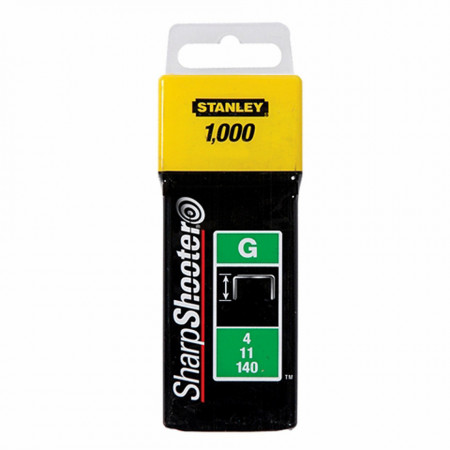 Stanley 1-TRA705T Capse de inalta calitate 8 mm / 5/16" 1000 buc. tip g 4/11/140