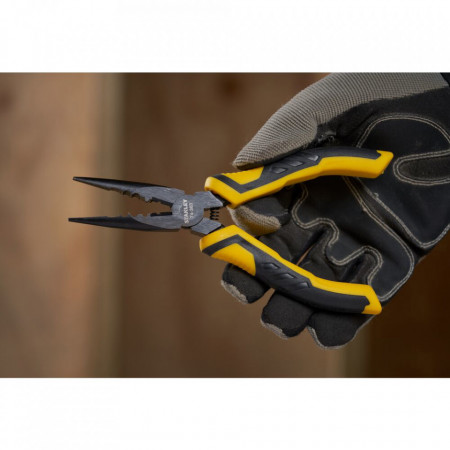 Stanley STHT0-74363, cleste cushion grip combinat, cu varf lung, 150 mm, blister