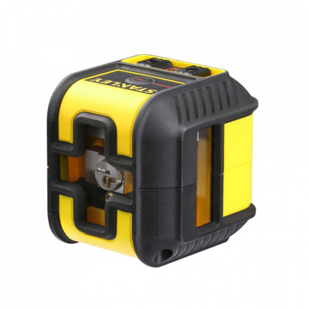 Stanley STHT77502-1, nivela laser Cross90, cu linie in cruce, lumina rosie (630 nm), prindere stativ 1/4", 2x1.5V AA, ± 0.5mm/m, raza actiune 12m