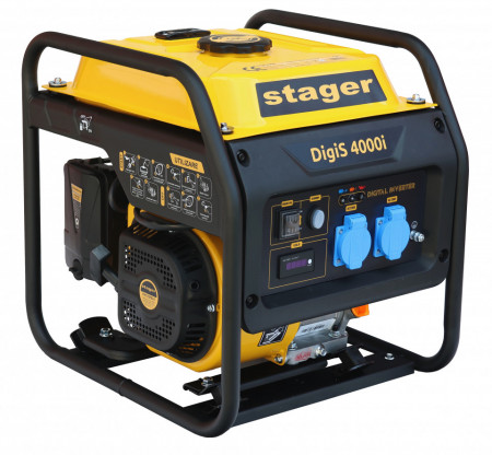 Generator digital invertor open-frame 4kW, monofazat, benzina Stager DigiS 4000i