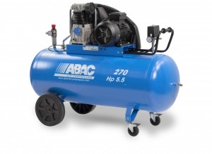 Compresor de aer cu piston - 4.1 kW, 595 L/min, 10 bari - Rezervor 270 Litri - ABAC-A49B-270-CT5,5 - Img 3