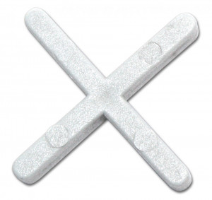 Distantiere ( Cruciulite ) pt. placi - gresie si faianta - Rost 3 mm - 200 buc - RUBI-2902 - Img 1