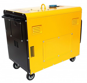 Generator insonorizat Stager YDE7000TD3, diesel, trifazat 5.04kW, 8A, 3000rpm - Img 2