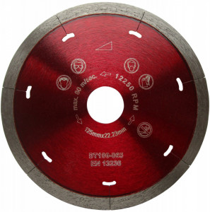 Disc DiamantatExpert pt. Ceramica Dura & Portelan - Rapid 125x22.2 (mm) Super Premium - DXDH.3907.125
