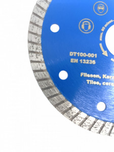 Disc DiamantatExpert pt. Gresie ft. dura, Portelan dur, Granit- Turbo 115x22.2 (mm) Super Premium - DXDH.3957.115.22 - Img 4