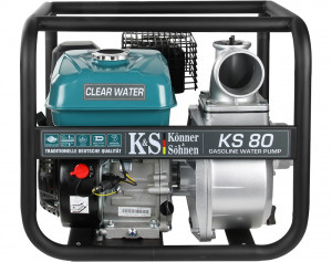 Motopompa apa curata 3" - 1000 l / min - Konner & Sohnen - KS-80 - Img 1