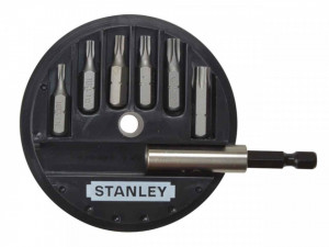 Stanley 1-68-739 Set 7 piese1/4" - Torx: T10, T15, T20, T25, T30, T40 + adaptor magnetic