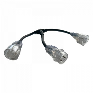 Conector tip T mufa rotunda pentru interconectare segmente banda led Setolite Snake - Img 2