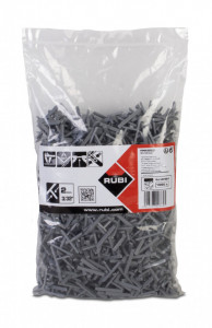 Distantiere tip T ( Teuri ) pt. placi - gresie si faianta - Rost 2 mm - 1000 buc - RUBI-2864 - Img 2