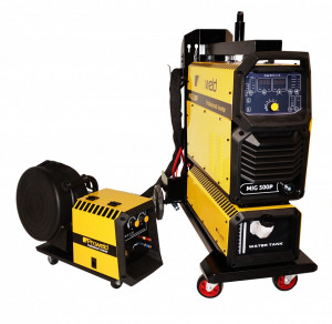 Invertor sudare MIG/MAG ProWELD MIG 500P profesional, racire cu lichid, derulator detasabil, sudura aluminiu - Img 4