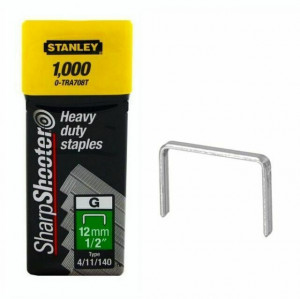 Stanley 1-TRA708T Capse de inalta calitate 12 mm / 1/2" 1000 buc. tip g 4/11/140
