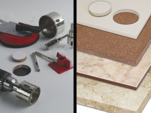 Carota diamantata pt. portelan, placi ceramice EasyGres 68mm - RUBI-5978 - Img 2