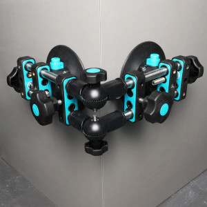 Sistem de fixare si ajustare multi-unghi, cu 2 ventuze cu vaccum pt. placi ceramice - BIHUI-LFTFV6
