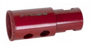 Carota diamantata pt. portelan, placi ceramice DryGres Premium 28mm - RUBI-6972 - Img 1