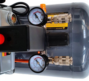 Compresor de aer, 50L, 8bar, 200L/min, monofazat, angrenare directa - Img 4