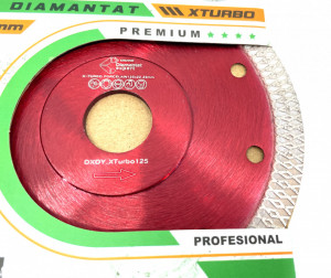 Disc DiamantatExpert pt. Portelan dur & Gresie ft. dura 125x22.2 (mm) Premium - DXDY.XTURBO.125 - Img 4