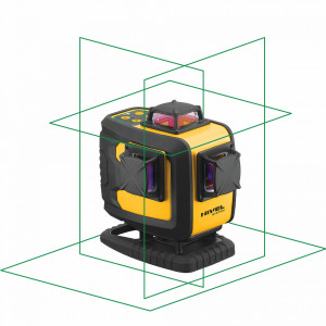 Set Nivela laser in cruce Nivel System CL4D-G fascicul laser verde cu tija de ancorare LP36 - Img 4