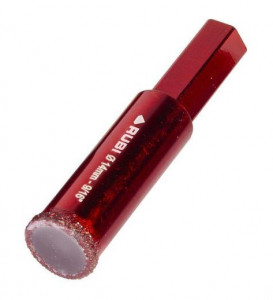 Carota diamantata pt. portelan, placi ceramice DryGres4Drill 14mm - RUBI-5928 - Img 1