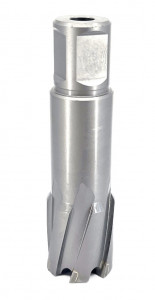 Carota pt. otel din carbura de tungsten, ∅26mm, h=50mm, cu prindere Weldon - DXDY.P-TCT-50.26.W - Img 2