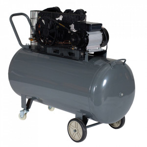 Compresor aer, 250L, 8bar, 324L/min, monofazat, angrenare curea Stager HMV0.25/250 - Img 4