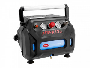 Compresor cu piston, fara ulei - Blue Series 1.1kW, 215 L/min - Rezervor 6 Litri - AirPress-H215/6-36943 - Img 2