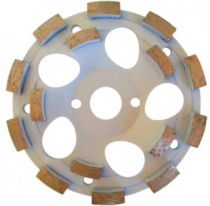Cupa diamantata rand dublu "dinti scurti" - Beton 100x22.2mm Profesional Standard - DXDH.4207.100