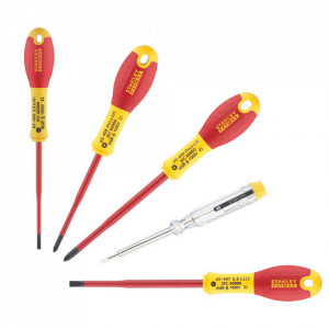 Stanley XTHT0-62692, set de 5 surubelnite izolate VDE PH, slim, blister - Img 1