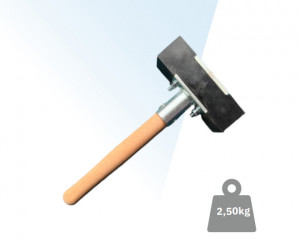 Ciocan de cauciuc pt. pavat, maner scurt 30cm - CXMD.30095 - Img 2