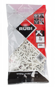 Distantiere ( Cruciulite ) pt. placi - gresie si faianta - Rost 3 mm - 200 buc - RUBI-2902 - Img 2