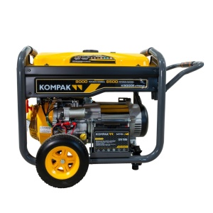 Generator pe Benzina Monofazat KOMPAK K9000E – 230V, 8.3 kW Max, AVR, Pornire Electrica - Img 4
