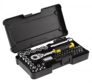 Stanley STMT82672-0 Set tubulare 1/4" 37 pcs