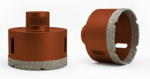 Carota diamantata pt. gresie portelanata & piatra - diam. 82mm - Profesional Standard - DXDY.REDrill.82 - Img 3