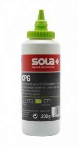 Creta de marcare pt. aparate de trasare cu sfoara, verde CPG, 230gr - Sola-66153101