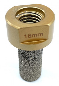 Freza tip deget pt. frezari in gresie portelanata si piatra - diametrul 16mm - prindere M14 - DXDY.GOLD.Finger - Img 2