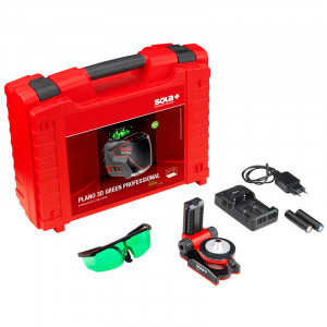Nivela laser cu linii, 3 planuri, verde, tip PLANO 3D PROFESSIONAL - Img 2