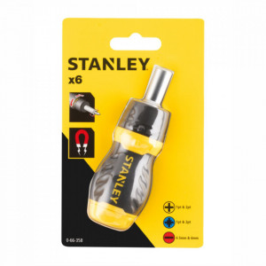 Stanley 0-66-358, surubelnita multibit clichet cu 6 biti - Img 2