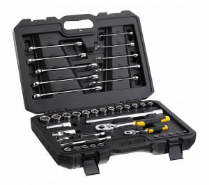 Stanley STMT82832-1 Set tubulare 1/4"+1/2"+ chei - 41 piese - Img 1