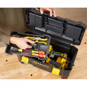 Stanley STST1-75517, cutie essential 16" cu inchidere din plastic si 2 organizatoare - Img 2