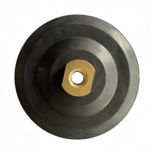Suport flexibil pt. dischete / paduri diamantate cu velcro Ă125mm - prindere M14 -DXDY.PADSUP.RUB.125 - Img 1